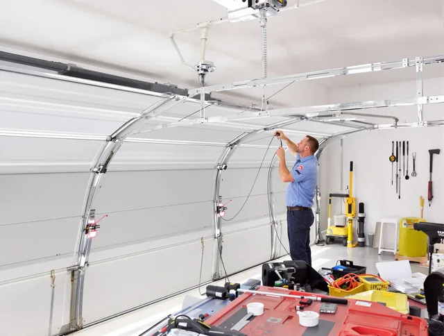 Garage door cable repair service by Anaheim Garage Door Repair in Anaheim