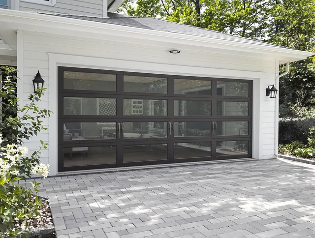Anaheim Garage Door Repair design specialist presenting custom garage door options to Anaheim homeowner