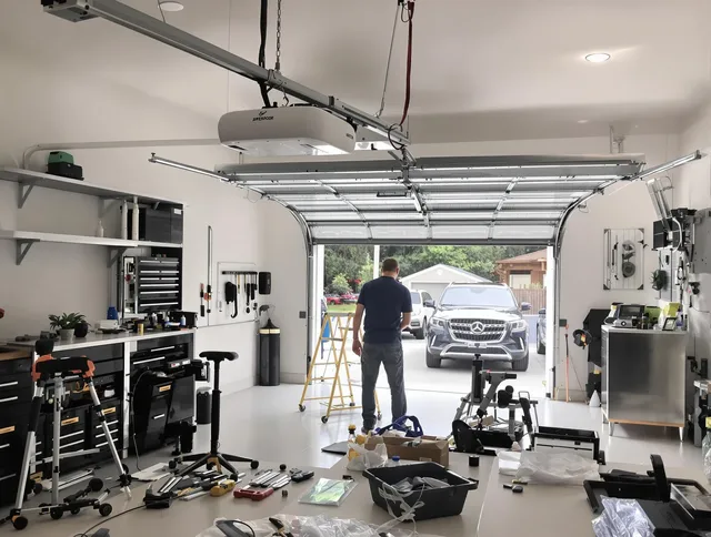 Garage door opener installation by Anaheim Garage Door Repair in Anaheim