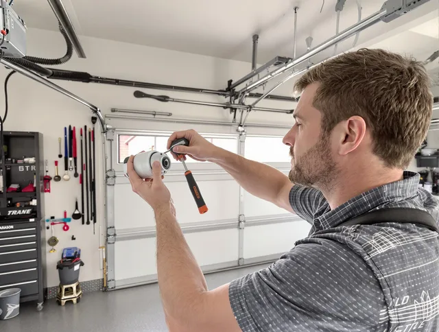 Garage door opener repair service by Anaheim Garage Door Repair in Anaheim